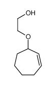 2-cyclohept-2-en-1-yloxyethanol结构式