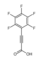 3-(2,3,4,5,6-pentafluorophenyl)prop-2-ynoic acid Structure