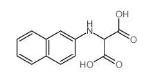 Propanedioic acid,2-(2-naphthalenylamino)- Structure