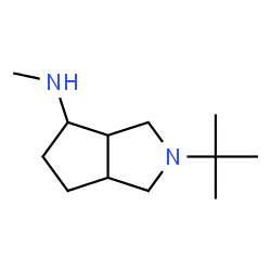 Cyclopenta[c]pyrrol-4-amine, 2-(1,1-dimethylethyl)octahydro-N-methyl- (9CI) structure