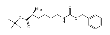 NEPSILON-Benzyloxycarbonyl-L-lysine tert-butyl ester hydrochloride Structure