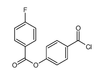 (4-carbonochloridoylphenyl) 4-fluorobenzoate结构式