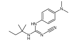 1-cyano-3-[4-(dimethylamino)phenyl]-2-(2-methylbutan-2-yl)guanidine Structure