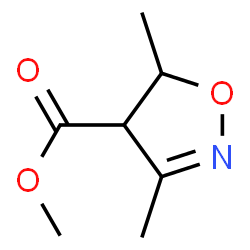 4-Isoxazolecarboxylicacid,4,5-dihydro-3,5-dimethyl-,methylester(9CI) Structure