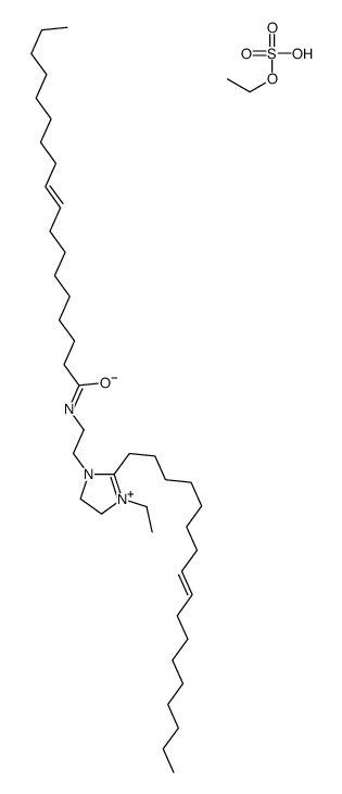 (Z,)-1-ethyl-2-(8-heptadecenyl)-4,5-dihydro-3-[2-[(1-oxo-9-octadecenyl)amino]ethyl]-1H-imidazolium ethyl sulphate picture