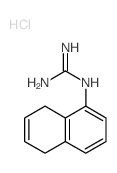 Guanidine,N-(5,8-dihydro-1-naphthalenyl)-, hydrochloride (1:1) structure