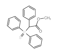 methyl 2-diphenylphosphinothioyl-2-phenyl-acetate Structure