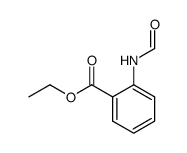 ethyl 2-(formylamino) benzoate structure