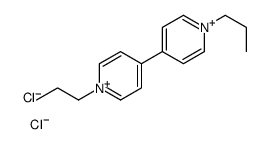 1-propyl-4-(1-propylpyridin-1-ium-4-yl)pyridin-1-ium,dichloride Structure