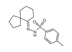 spiro[4.5]decan-6-one p-toluenesulfonylhydrazone结构式