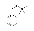 (TERT-BUTYLTHIOMETHYL)BENZENE Structure