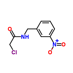 2-Chloro-N-(3-nitrobenzyl)acetamide结构式