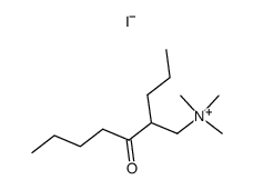 N,N,N-trimethyl-3-oxo-2-propylheptan-1-aminium iodide Structure