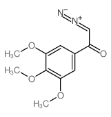 Ethanone,2-diazo-1-(3,4,5-trimethoxyphenyl)- Structure