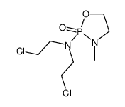 N,N-bis(2-chloroethyl)-3-methyl-2-oxo-1-oxa-3-aza-2$l^{5}-phosphacyclo pentan-2-amine Structure