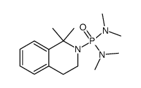 2-bis(dimethylamino)phosphinoyl-1,1-dimethyl-1,2,3,4-tetrahydroisoquinoline Structure