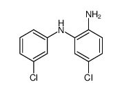 1-Amino-4-chloro-2-[(3-chlorophenyl)amino]benzene结构式