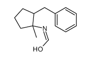 N-(2-benzyl-1-methylcyclopentyl)formamide Structure