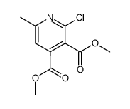 DIMETHYL2-CHLORO-6-METHYLPYRIDINE-3,4-DICARBOXYLATE结构式