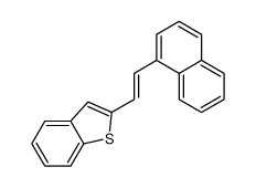 2-(2-naphthalen-1-ylethenyl)-1-benzothiophene Structure