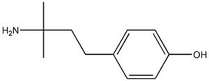 4-(3-amino-3-methylbutyl)Phenol Structure