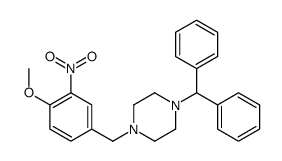 1-benzhydryl-4-[(4-methoxy-3-nitrophenyl)methyl]piperazine picture