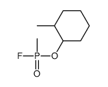 1-[fluoro(methyl)phosphoryl]oxy-2-methylcyclohexane结构式