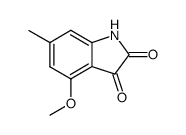 4-methoxy-6-methyl-1H-indole-2,3-dione Structure