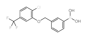 3-((2-Chloro-5-(trifluoromethyl)phenoxy)methyl)phenylboronic acid picture