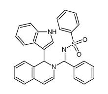 1-(3-indolyl)-2-phenylsulfonylbenzimidoyl-1,2-dihydroisoquinoline Structure