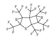 1,2,4,6,7,9-hexakis(trifluoromethyl)-3,5,8-trithiatetracyclo[4.3.0.02,4.07,9]nonane Structure