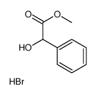 methyl 2-hydroxy-2-phenylacetate,hydrobromide Structure