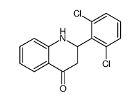 2-(2,6-dichlorophenyl)-2,3-dihydro-1H-quinolin-4-one Structure