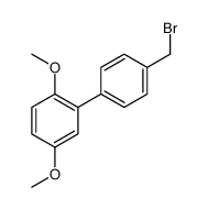 2-[4-(bromomethyl)phenyl]-1,4-dimethoxybenzene结构式