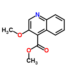 methyl 3-methoxyquinoline-4-carboxylate Structure