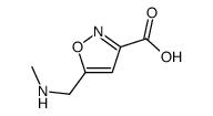 3-Isoxazolecarboxylic acid,5-[(methylamino)methyl]- structure