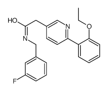 2-[6-(2-ethoxyphenyl)pyridin-3-yl]-N-[(3-fluorophenyl)methyl]acetamide Structure