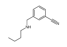 3-(butylaminomethyl)benzonitrile结构式