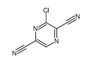 3-chloropyrazine-2,5-dicarbonitrile结构式