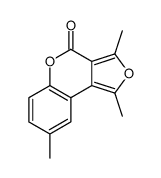 1,3,8-trimethylfuro[3,4-c]chromen-4-one结构式