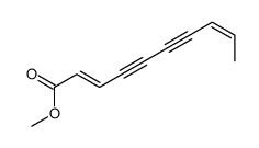 methyl (2Z,8Z)-deca-2,8-dien-4,6-diynoate结构式