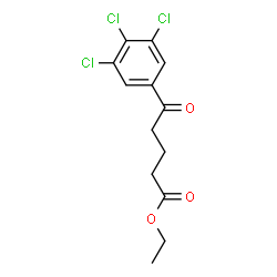 Ethyl 5-oxo-5-(3,4,5-trichlorophenyl)pentanoate图片