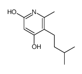 5-isopentyl-6-methyl-pyridine-2,4-diol结构式