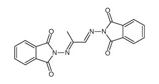 Pyruvaldehyde N-aminophthalimide dihydrazone Structure