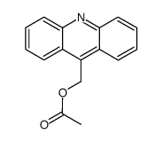 (acridin-9-yl)methyl acetate结构式