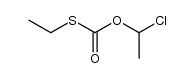 O-(1-chloroethyl) S-ethyl thiocarbonate Structure