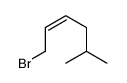 1-bromo-5-methylhex-2-ene Structure