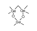 Me2GeCH2GeMe2OGeMe2O Structure