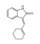 (E)-3-(cyclohexenylmethylene)indolin-2-one结构式