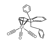 (9,9-dibenzyl-η6-fluorene)chromium Structure